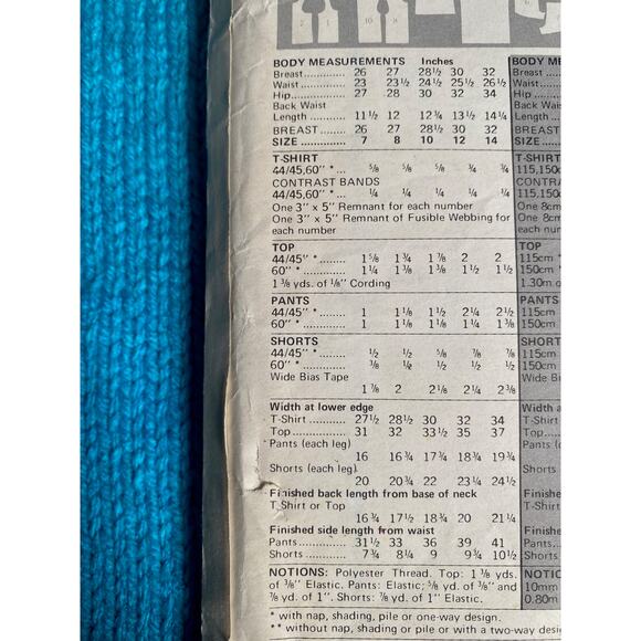 Butterick Sewing pattern 5908 kids hoodie pants shorts sz 14 - Picture 5 of 9